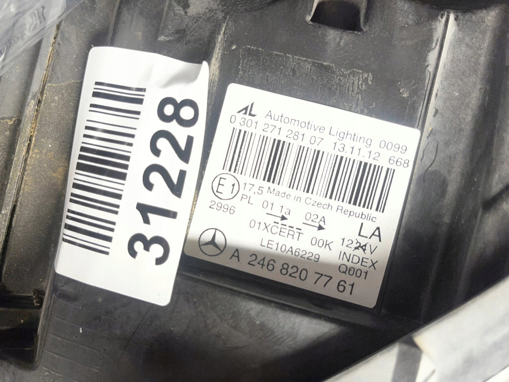 Frontscheinwerfer Mercedes-Benz W246 A2468207761 Xenon Links Headlight SCH4267022862tz