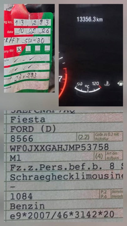 Motor Ford Fiesta I SFJA 1.0 13TKm 2022 Benzin Engine Unkomplett MOT3176621791bi