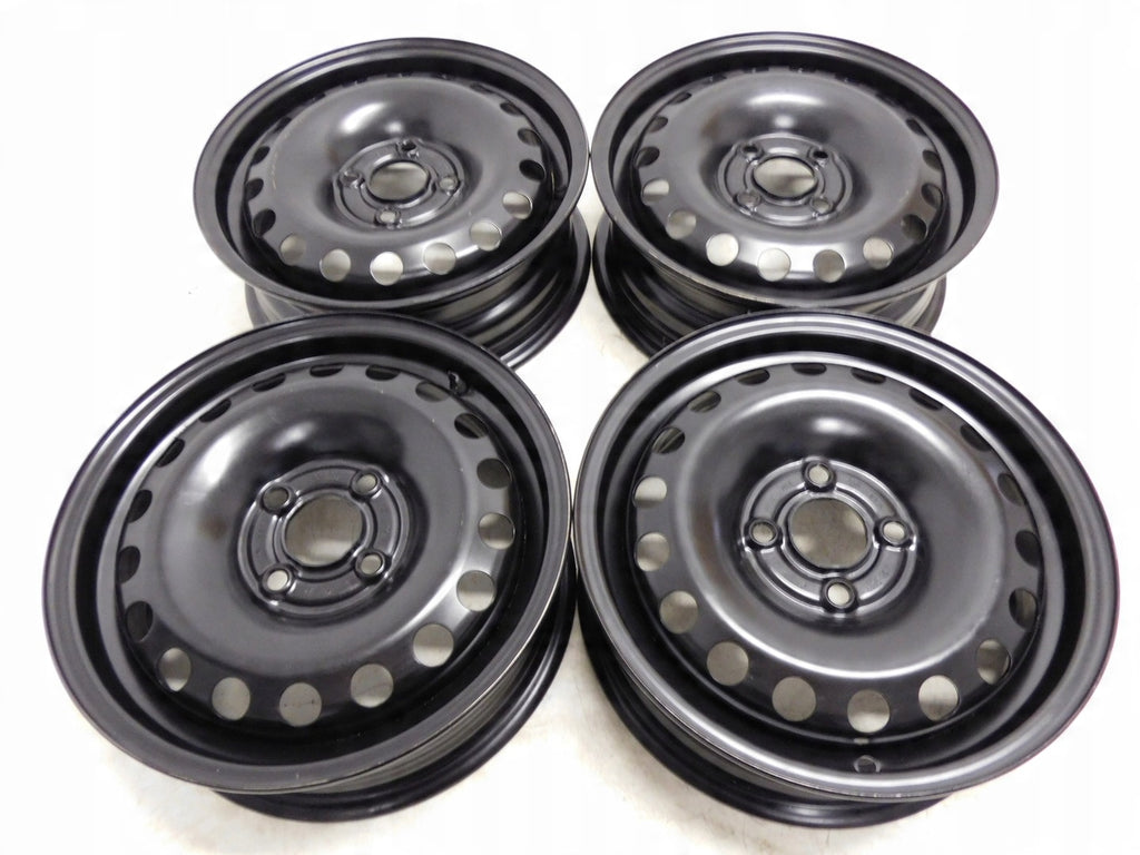 1x Alufelge 14 Zoll 5.0" 4x100 35ET Glanz Schwarz 1S0601027 Seat Mii Citigo Up