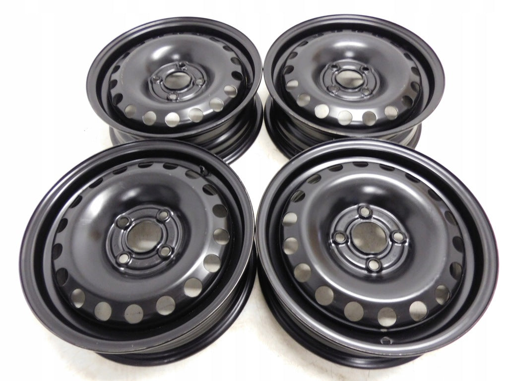 1x Alufelge 14 Zoll 5.0" 4x100 35ET Glanz Schwarz 1S0601027 Seat Mii Citigo Up FEL5770210367gm