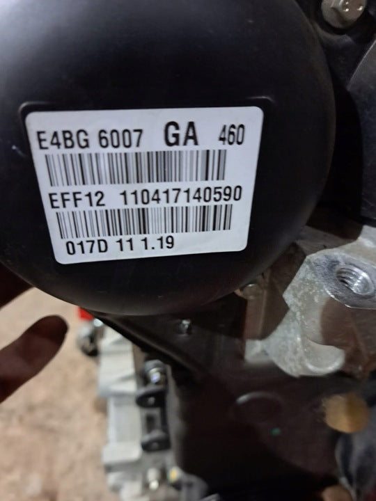 Motor Ford B2KA 1.2 70PS 51kW 57TKm Benzin Engine Komplett MOT3107521647el