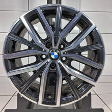 Load image into Gallery viewer, 1x Alufelge 18 Zoll 7.5" 5x112 50ET Glanz Schwarz 6891179 BMW Rim Wheel FEL1134516381ty