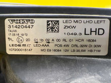 Load image into Gallery viewer, Frontscheinwerfer Volvo Xc40 31420447 LED Links Scheinwerfer Headlight SCH3169530125ba