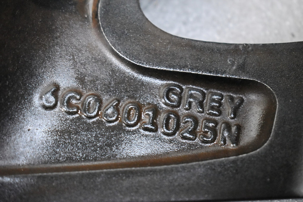 2x Alufelge 15 Zoll 6.0" 5x100 40ET Glanz Grau 6C0601025N Mg Polo Rim Wheel