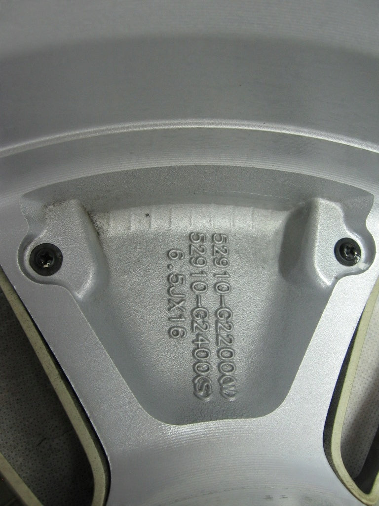 1x Alufelge 16 Zoll 6.5" 5x114.3 50ET 52910-G2200 Hyundai Kona Rim Wheel