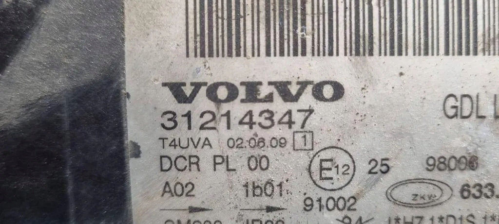 Frontscheinwerfer Volvo V70 III 31214347 Xenon Links Scheinwerfer Headlight SCH9135476599hi