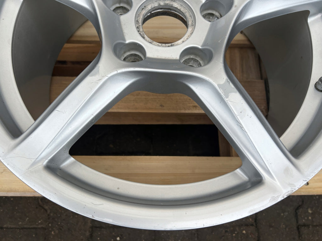 1x Alufelge 18 Zoll 8.0" 5x130 Glanz 98136212005 Porsche Boxster 981 Rim Wheel FEL8780700272ix