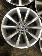 Laden Sie das Bild in den Galerie-Viewer, 4x Alufelge 18 Zoll 8.0" 5x112 30ET Glanz Silber BMW Rim Wheel FEL2415344780xr