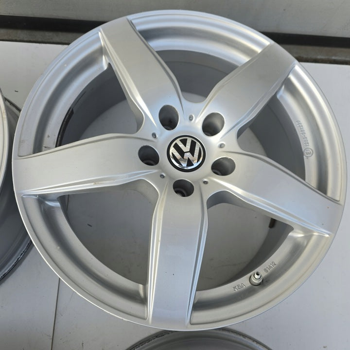 4x Alufelge 17 Zoll 7.5" 5x112 27ET VW Passat B7 Tiguan Sharan Rim Wheel FEL4357959663tz