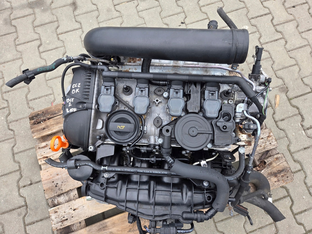 Motor Audi A3 Tt CCZ 2.0 TSI 200PS 147kW 123TKm Benzin Engine Komplett