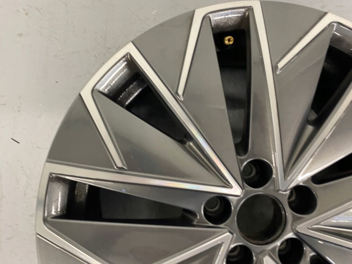 1x Alufelge 17 Zoll 6.5" 5x100 40ET Glanz Schwarz 658601025A Skoda Scala FEL9293298927wt
