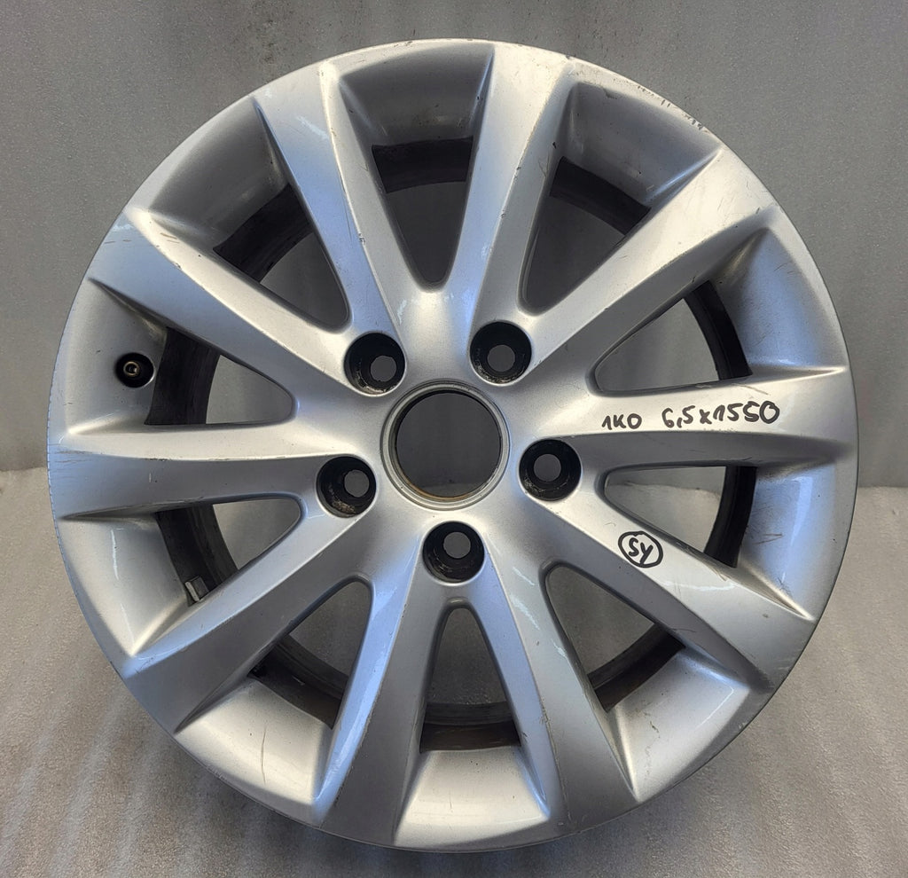 1x Alufelge 15 Zoll 6.5" 5x112 50ET Glanz Silber 1K0601025AK VW Golf V Plus FEL4484847066lq