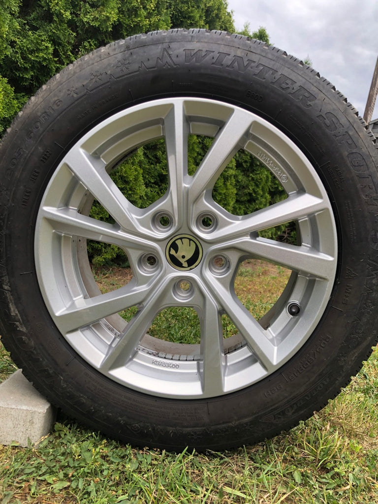 4x Alufelge 16 Zoll 6.5" 5x112 46ET Glanz Silber KBA53400 Skoda Octavia FEL1156890202nd