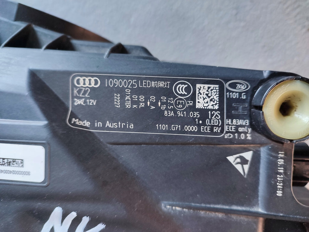 Frontscheinwerfer Audi Q3 83A941035 LED Links Scheinwerfer Headlight