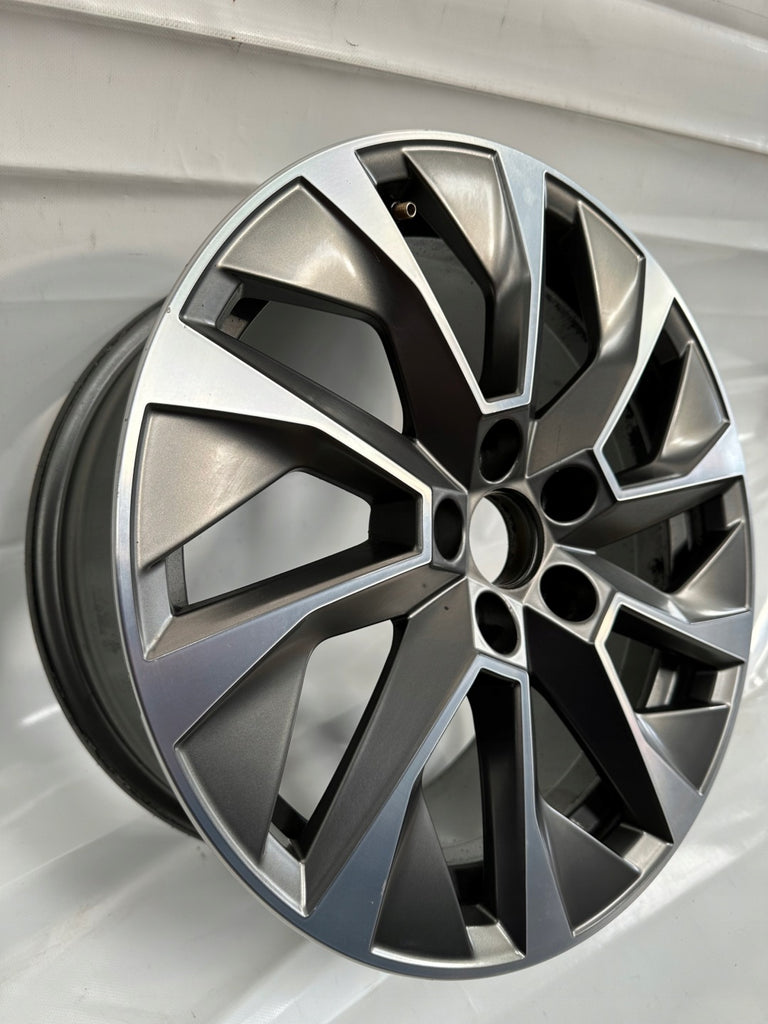 1x Alufelge 16 Zoll 7.0" 5x100 46ET Matt Grau 6V0601025 Skoda Fabia Iii FEL3902174216ft