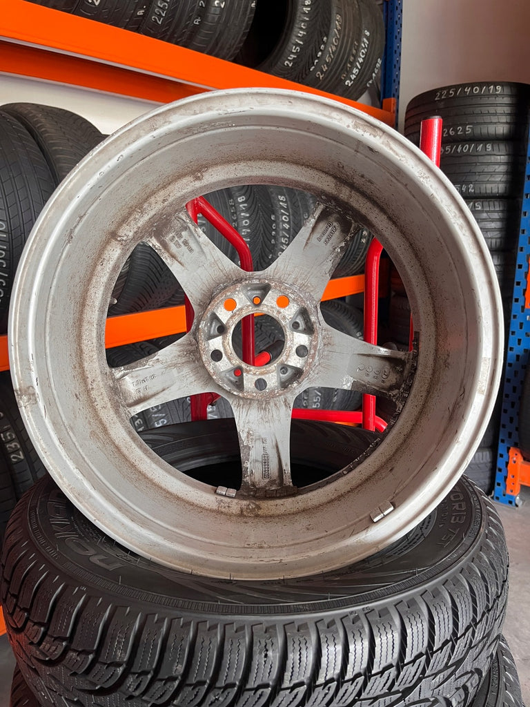 1x Alufelge 17 Zoll 7.5" 5x112 47ET Silber Mercedes-Benz Rim Wheel