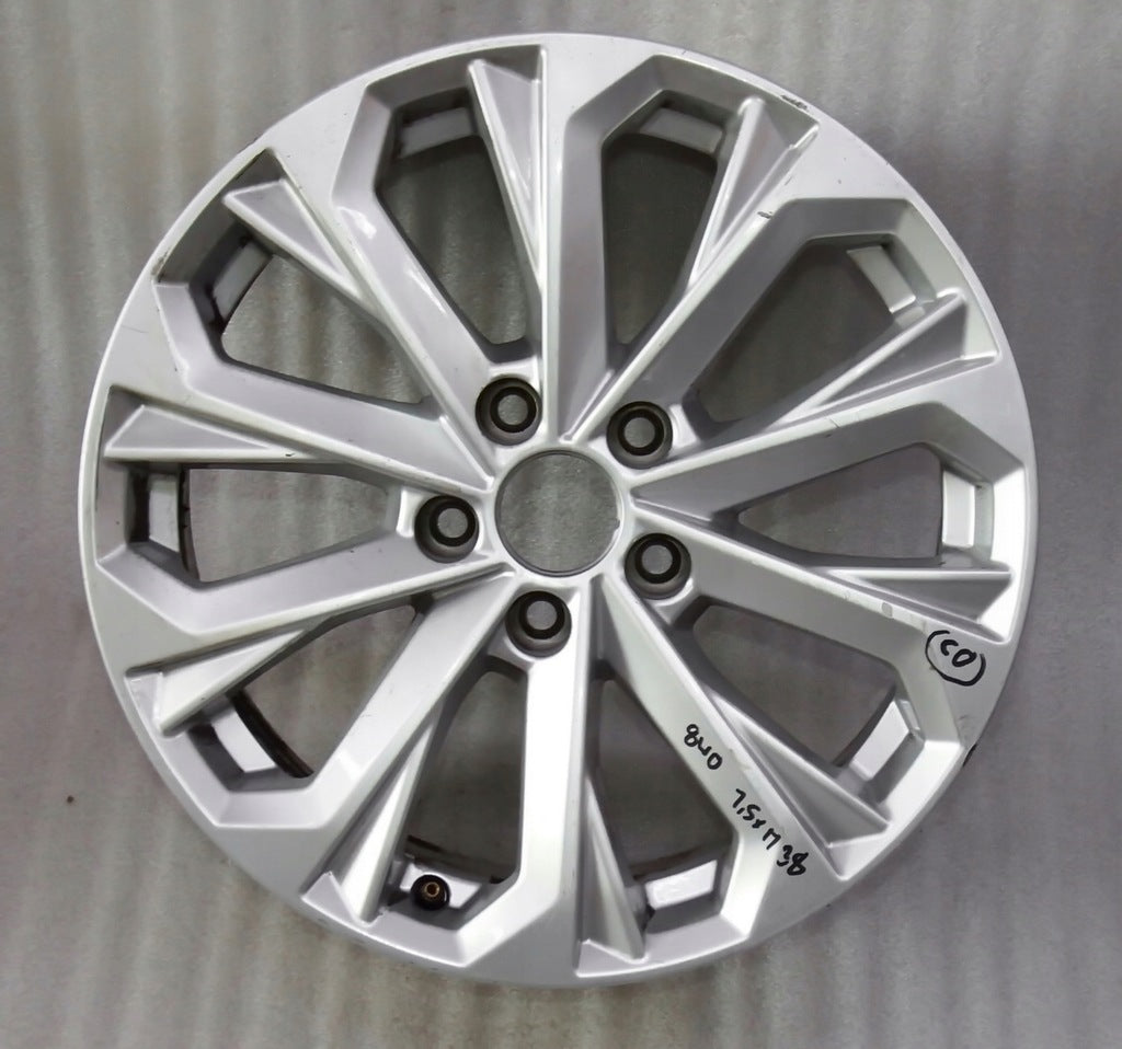 1x Alufelge 17 Zoll 7.5" 5x112 38ET Glanz Silber 8W0601025L Audi A4 Rim Wheel FEL1895548520lg