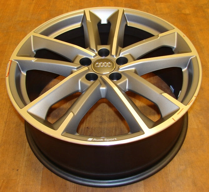 1x Alufelge 18 Zoll 7.5" 5x100 46ET Matt Graphit 82A601025AF Audi Rim Wheel FEL4170175564qm