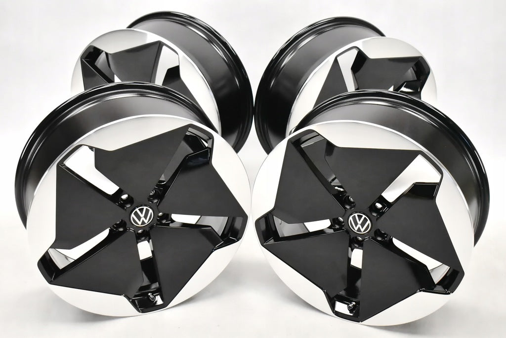 4x Alufelge 20 Zoll 7.5" 5x112 44ET Glanz Schwarz 10A601025B VW Id.3 Rim Wheel FEL8976937646tg
