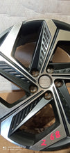 Load image into Gallery viewer, 1x Alufelge 19 Zoll 7.5" 5x114.3 51ET Glanz Schwarz 52910-N7320 Hyundai Tucson FEL7549803389ad