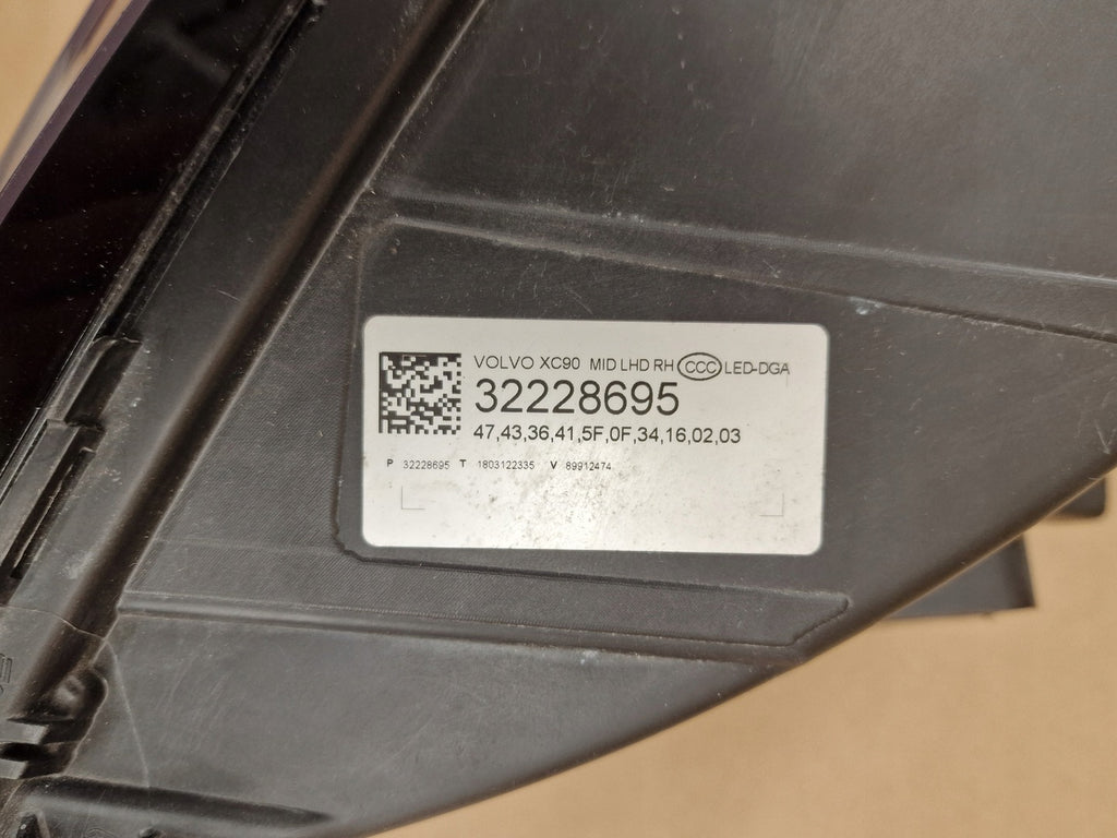 Frontscheinwerfer Volvo Xc90 II 32228695 LED Rechts Scheinwerfer Headlight
