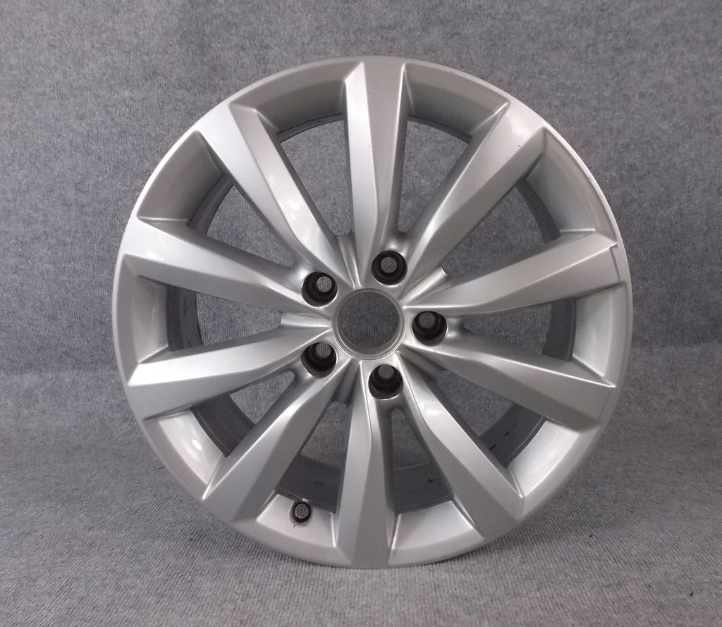 1x Alufelge 17 Zoll 7.0" 5x112 43ET Glanz Silber 5N0601025AR VW Tiguan Rim Wheel