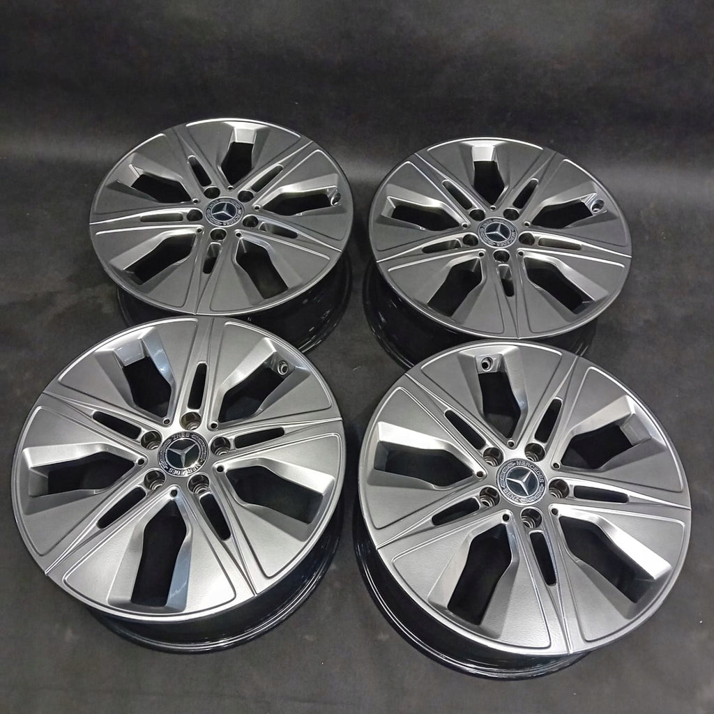 4x Alufelge 18 Zoll 8.5" 5x112 56ET Glanz Schwarz A2054018300 Mercedes-Benz W205 FEL6253726401xj