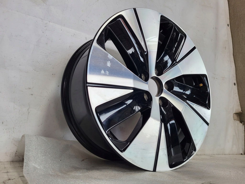 1x Alufelge 18 Zoll 7.5" 5x108 50 5ET Glanz Schwarz 31680403 Volvo Rim Wheel
