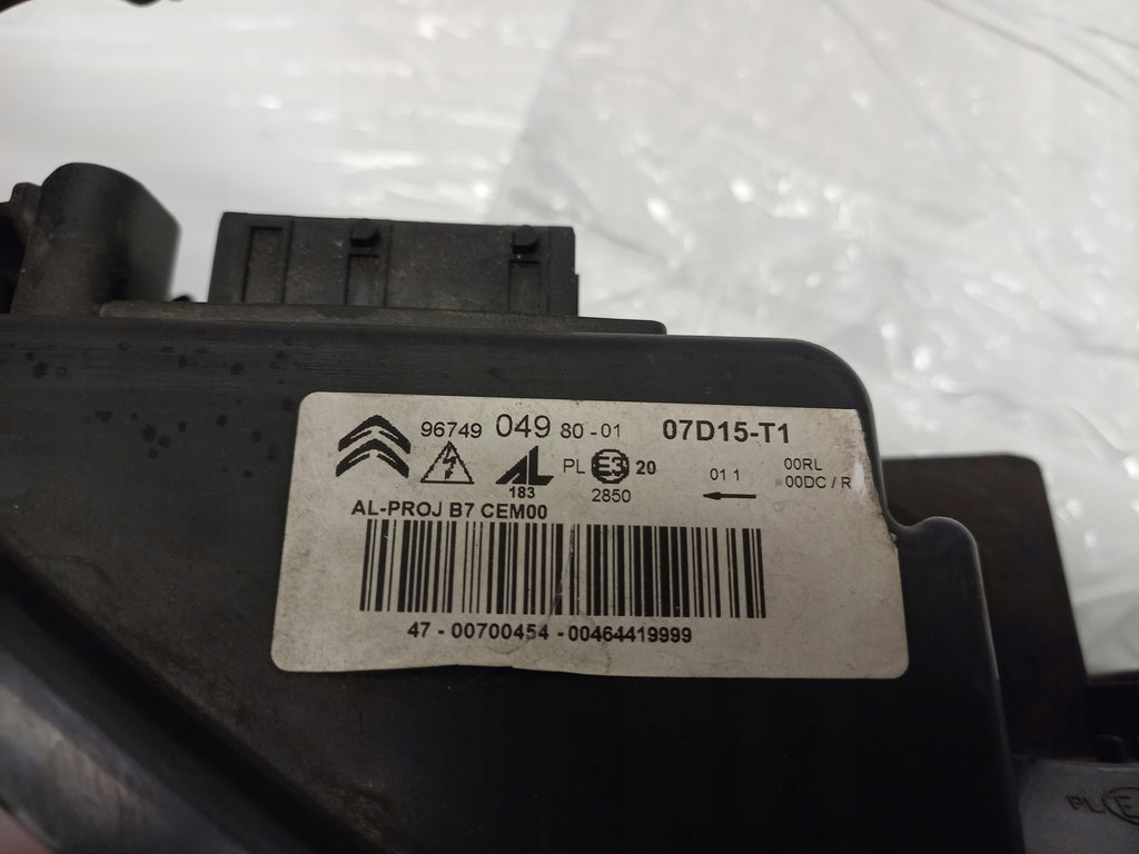 Frontscheinwerfer Citroën Ds4 9674904980 Xenon Rechts Scheinwerfer Headlight