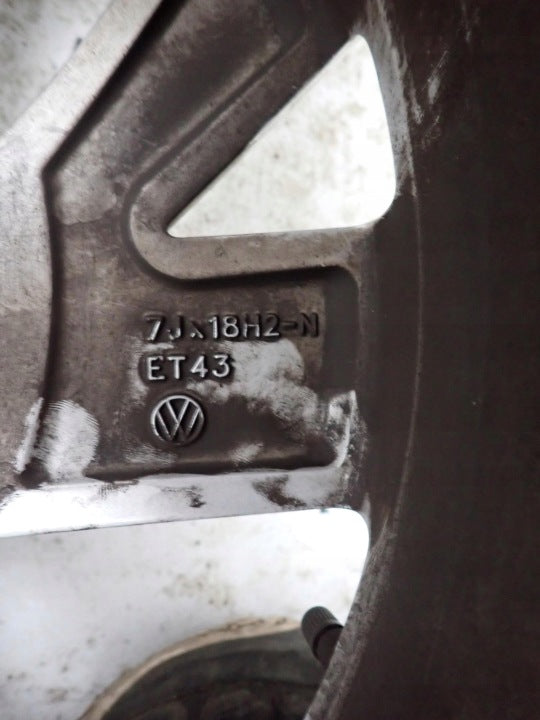 1x Alufelge 18 Zoll 7.0" 5x114.3 43ET 5NA601025AD VW Tiguan Rim Wheel FEL5447769409ry
