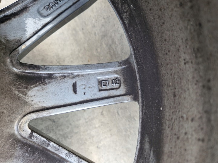 1x Alufelge 17 Zoll 7.5" 5x112 A1724011402 Mercedes-Benz Slk Rim Wheel FEL3872703775ix