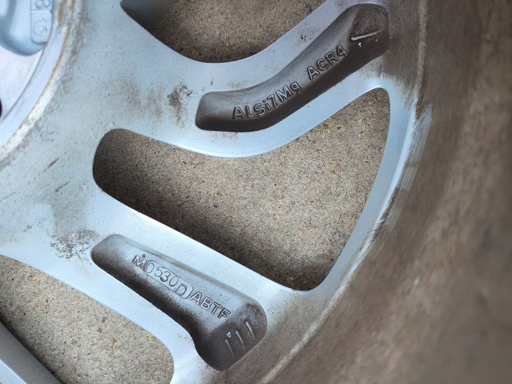 1x Alufelge 16 Zoll 6.5" 4x108 20ET Glanz Silber 39007897 Opel Crossland FEL2901701492xd