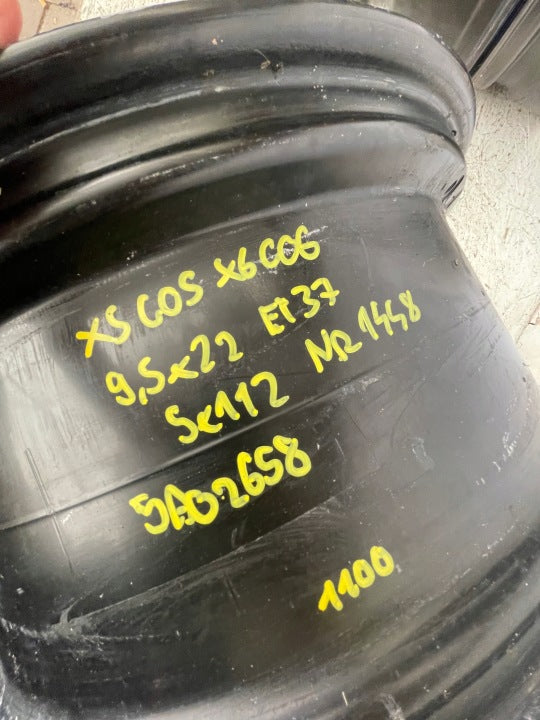 1x Alufelge 22 Zoll 9.5" 5x112 37ET Glanz Schwarz 5A02658 BMW X5 G05 G06 FEL1795078803do