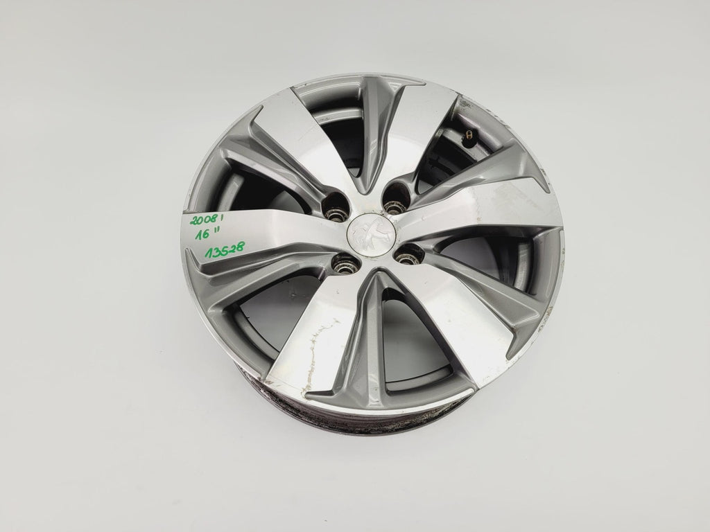 1x Alufelge 16 Zoll 6.5" 4x108 20ET Glanz Grau 9813557977 Peugeot 2008 I FEL8944166083wd
