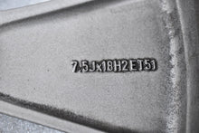 Laden Sie das Bild in den Galerie-Viewer, 1x Alufelge 18 Zoll 7.5&quot; 5x112 51ET Glanz Silber 1K0601025BE Mg 6 5 Golf