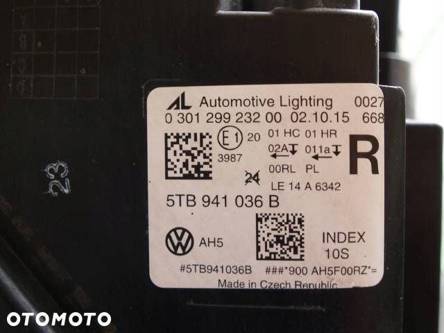 Frontscheinwerfer VW Touran 5TB941036B Full LED Rechts Scheinwerfer Headlight SCH2156829072yt