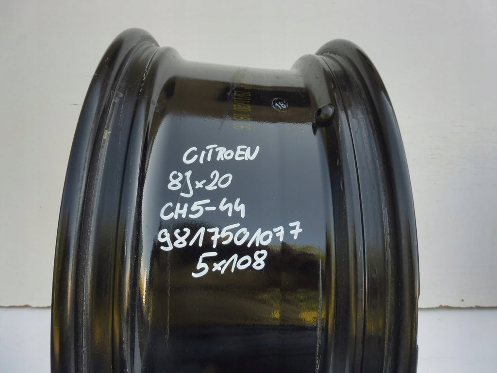 1x Alufelge 20 Zoll 8.0" 5x108 44ET 9817501077 Citroën Ds4 Rim Wheel FEL8958314194oy