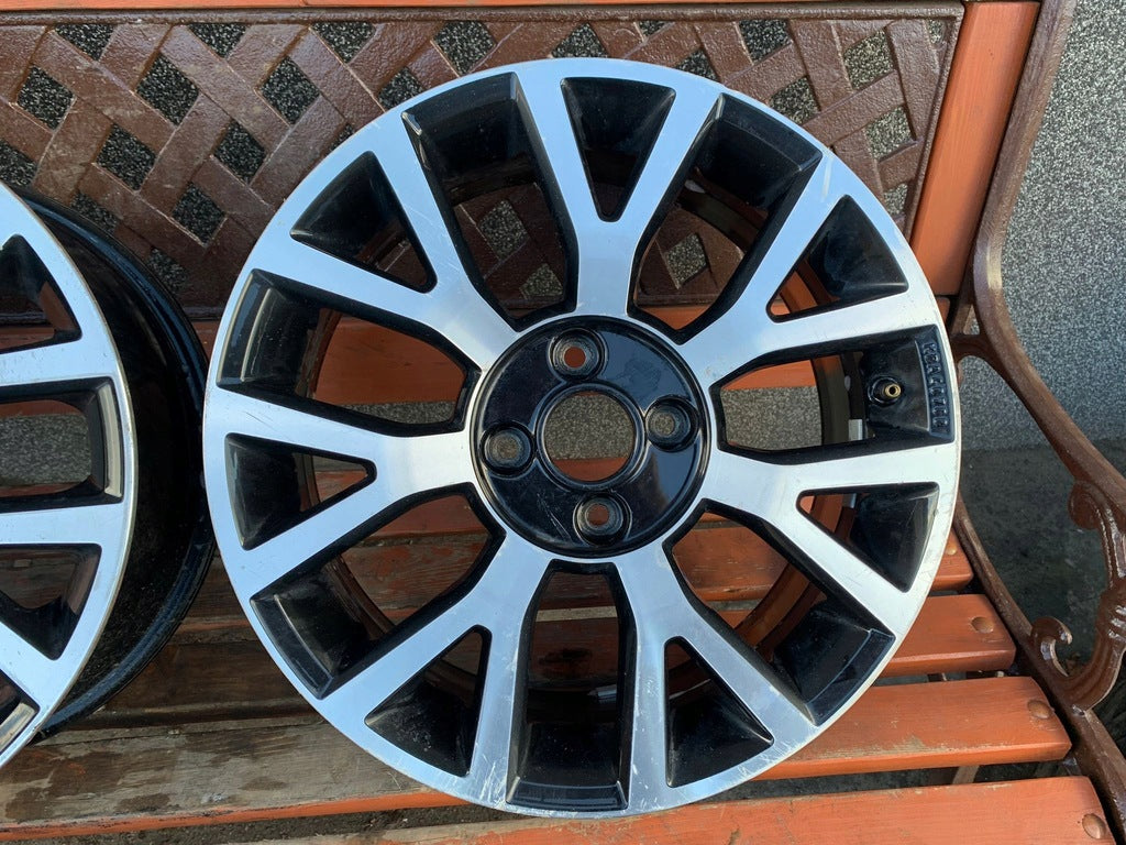 1x Alufelge 16 Zoll 6.0" 4x100 43ET Glanz Schwarz 1S0071496 VW Up Rim Wheel FEL4037965279sy
