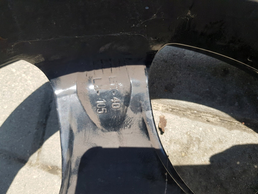 1x Alufelge 16 Zoll 7.0" 5x105 40ET Glanz Grau 5X105, 7JX16 Opel Astra Rim Wheel