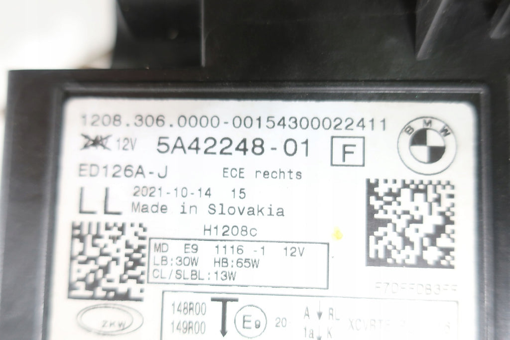 Frontscheinwerfer BMW 2 Tourer U06 5A42248-01 LED Rechts Scheinwerfer Headlight SCH7618307376bh