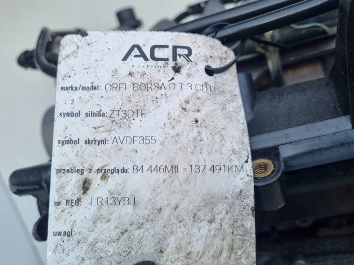 Motor Opel Corsa D A13DTE 1.3 CDTI 95PS 70kW 137TKm 2006 Diesel Engine Komplett MOT3292793869ks