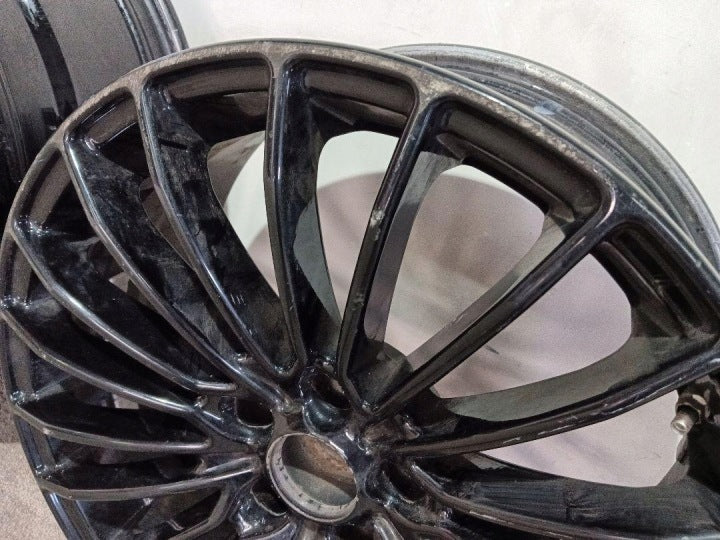 1x Alufelge 18 Zoll 8.0" 5x112 45ET Glanz Graphit Mg Rim Wheel FEL1859493899pg