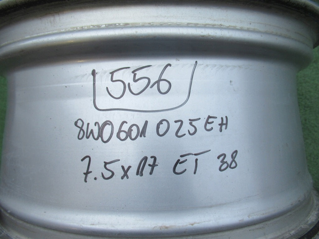 1x Alufelge 17 Zoll 7.5" 5x112 38ET Glanz Silber 8W0601025 Audi C7 A4 B9 FEL5116455653qf