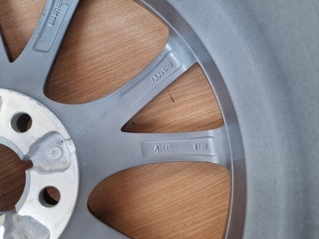 1x Alufelge 17 Zoll 7.5" 5x100 36ET Glanz Grau 8X0071497 Audi A1 Rim Wheel FEL6532209192ky