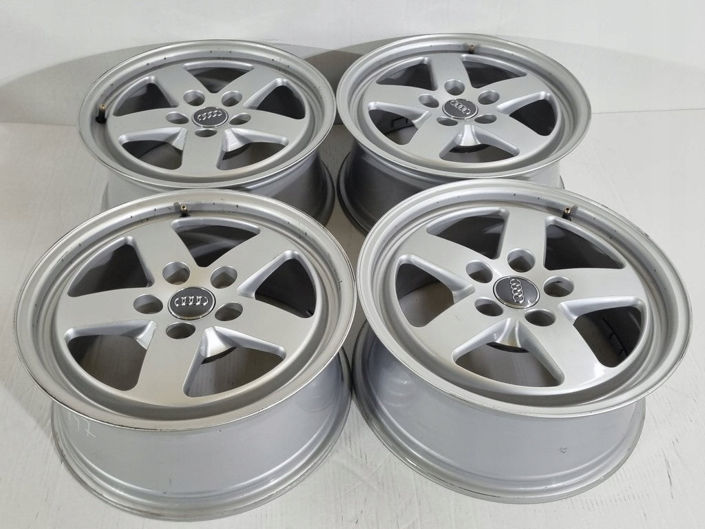 4x Alufelge 16 Zoll 7.0" 5x112 35ET Glanz Silber 8W0601025 Audi Rim Wheel