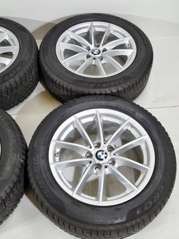 4x Alufelge 17 Zoll 7.5" 5x112 27ET Glanz Silber 6868217 BMW 5 G30 6 G32 7 G11 FEL9875102469ub