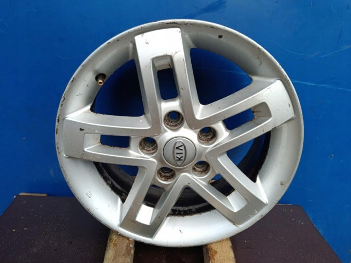 1x Alufelge 16 Zoll 6.5" 5x114.3 Kia I Rim Wheel FEL2513366399st