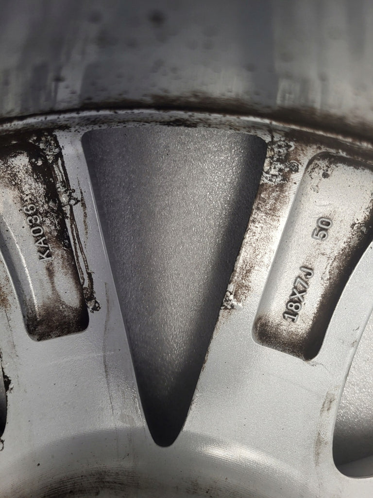 1x Alufelge 18 Zoll 7.0" 5x114.3 50ET Glanz Silber 9965227080 Mazda Cx3 Cx-3 FEL6946011182vy