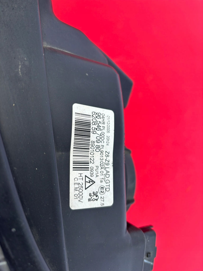 Frontscheinwerfer Peugeot 607 9654670980 Xenon Links Scheinwerfer Headlight SCH2269601194hb