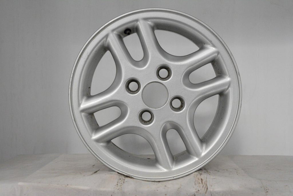 1x Alufelge 14 Zoll 5.5" 4x108 41ET Silber Ford Rim Wheel